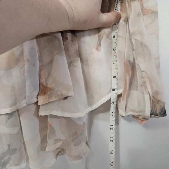 Jennifer Lopez Cold Sholder Sheer Button Down Blouse! - Picture 6 of 6